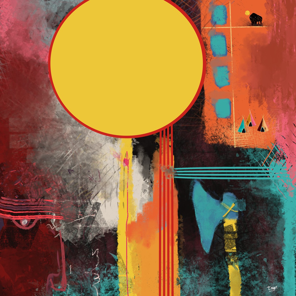 Abstract 2 — digital artwork by Tom Myer