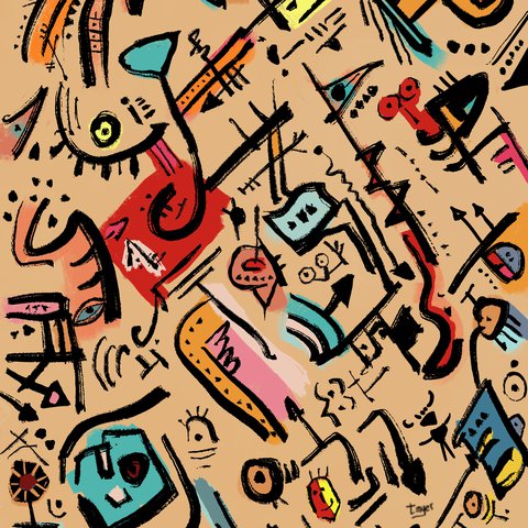 Abstract 3 — digital artwork by Tom Myer