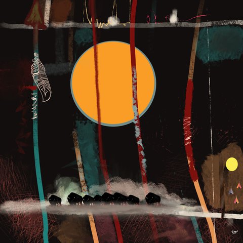 Abstract 6 — digital artwork by Tom Myer