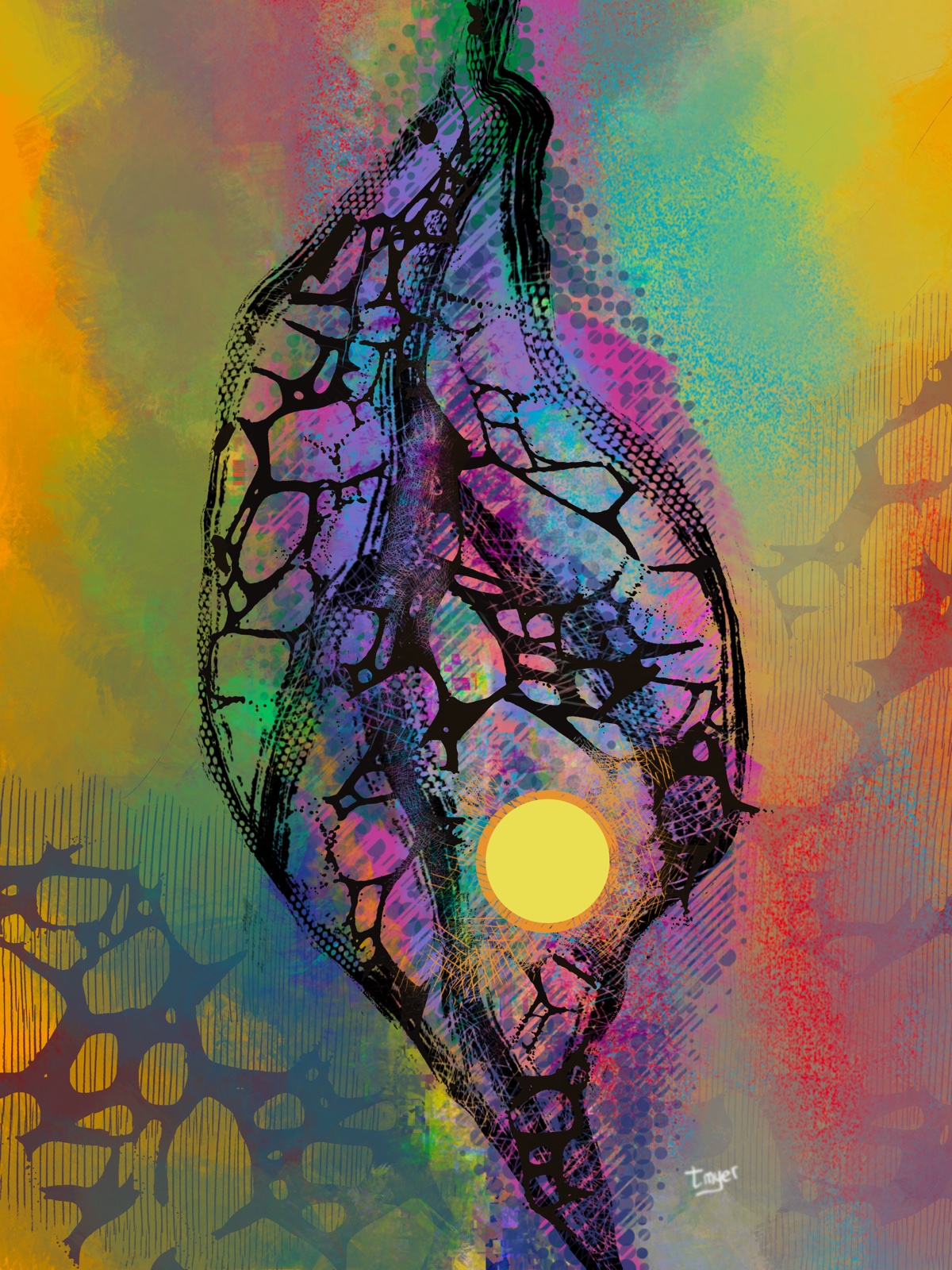 Abstract 7 — digital artwork by Tom Myer