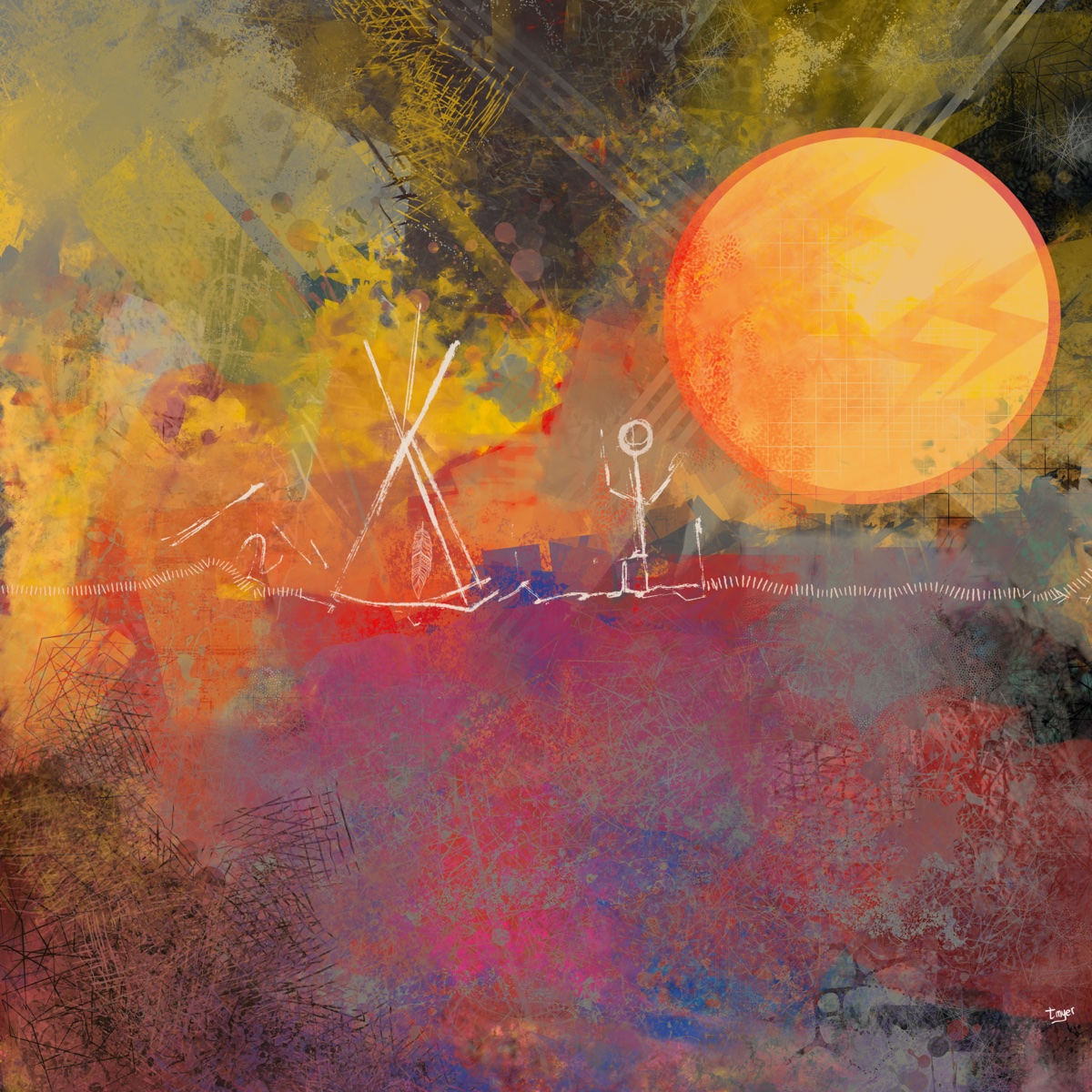 Abstract 8 — digital artwork by Tom Myer