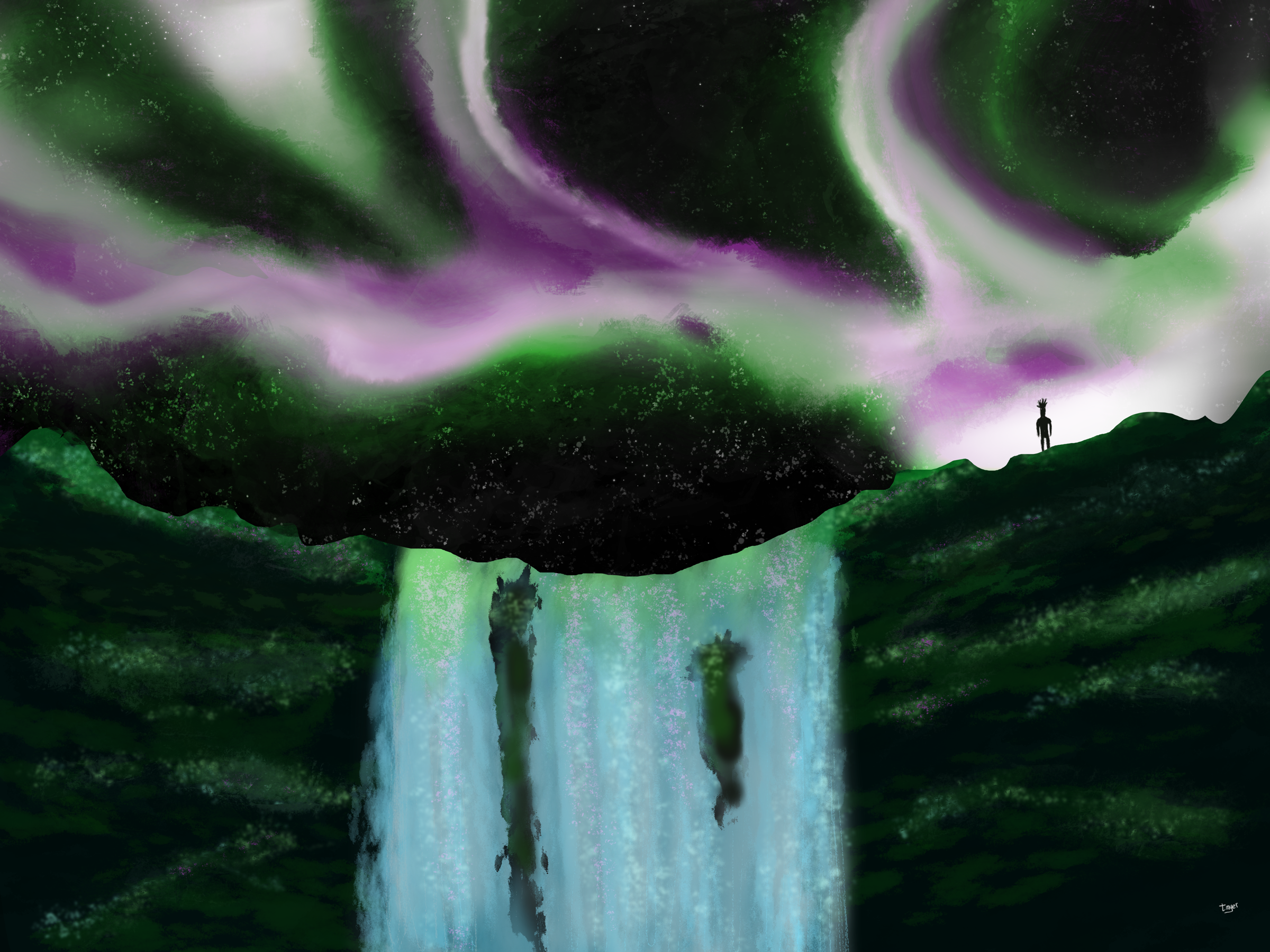 Borealis — digital artwork by Tom Myer