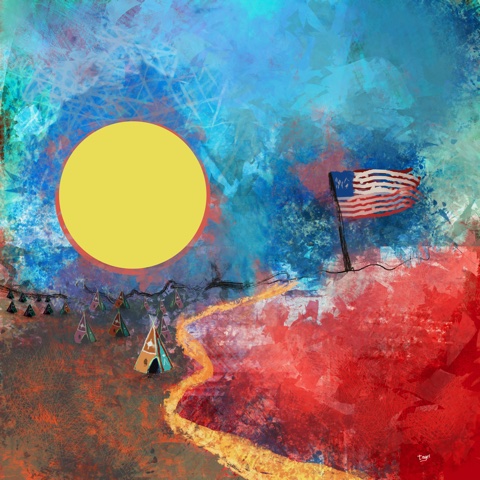 Encroachment — digital artwork by Tom Myer