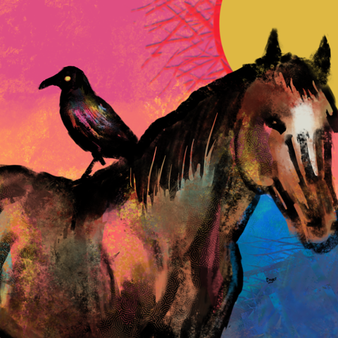 Friends — digital artwork by Tom Myer