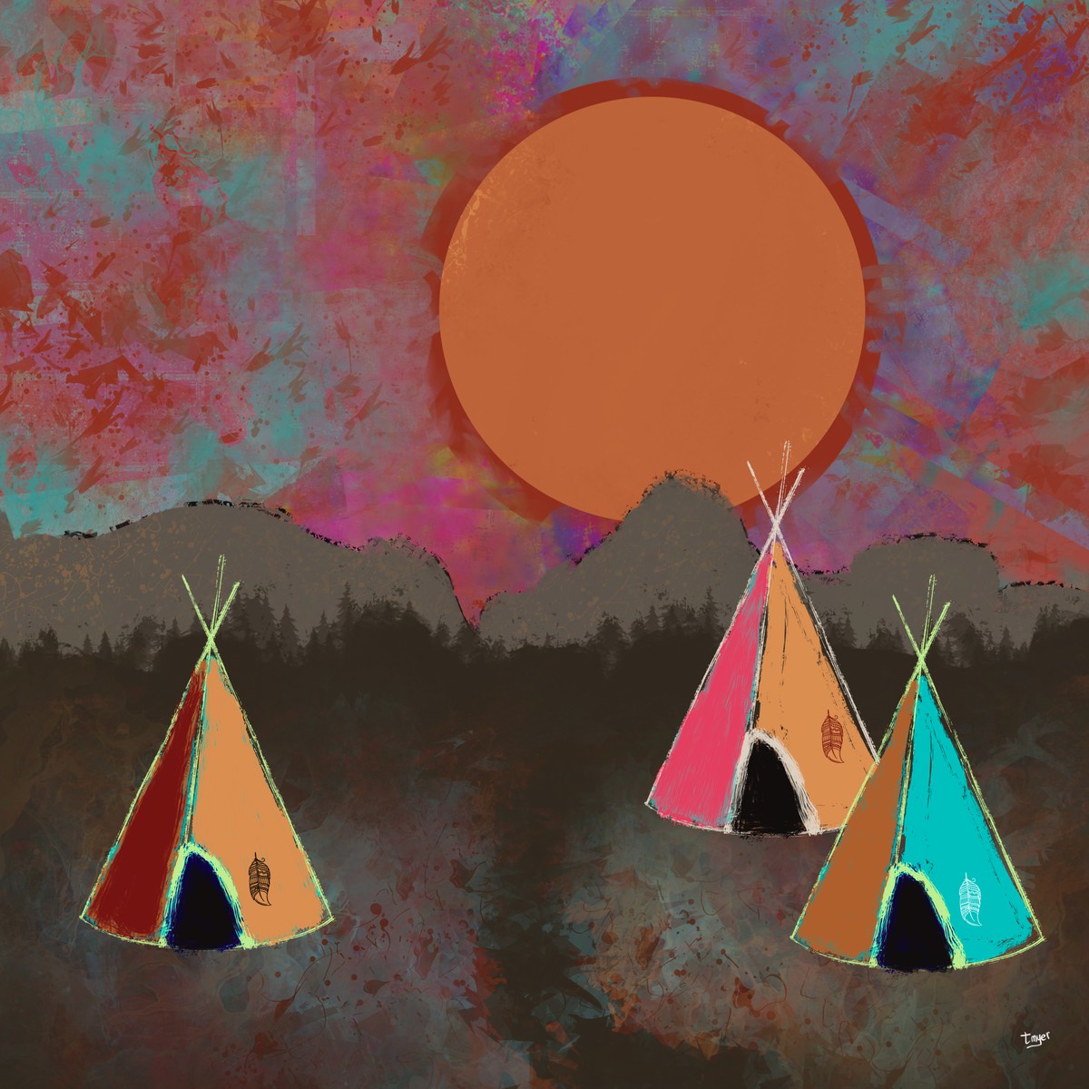 Glorious Morning — digital artwork by Tom Myer