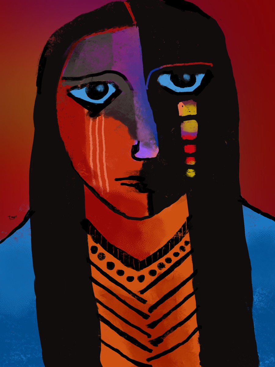 Grief — digital artwork by Tom Myer