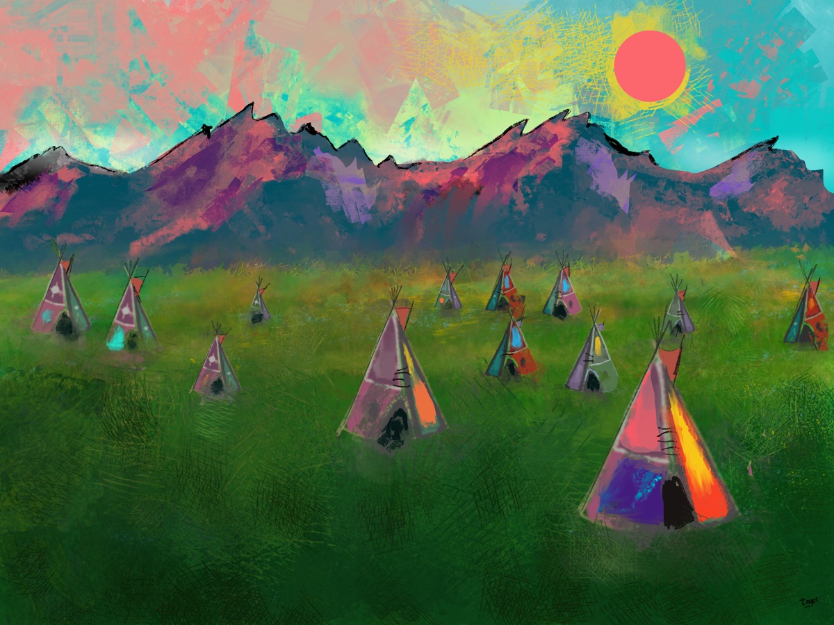 Homeland — digital artwork by Tom Myer