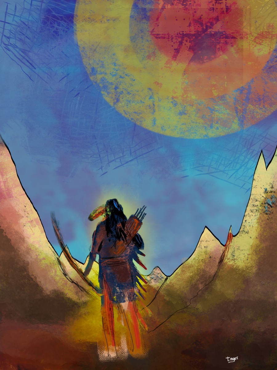 Hunter — digital artwork by Tom Myer