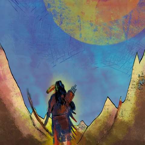 Hunter — digital artwork by Tom Myer