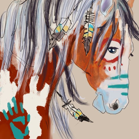 Make America Native Again — digital artwork by Tom Myer