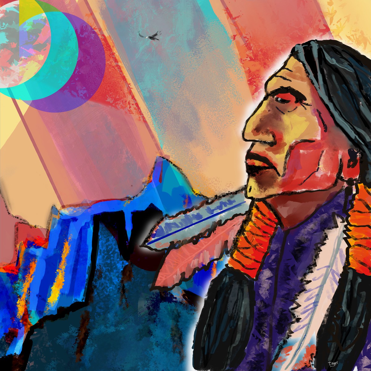 Morning Prayers — digital artwork by Tom Myer