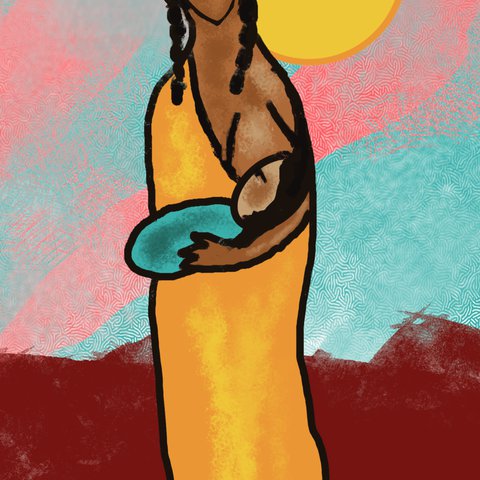 Mother and Child — digital artwork by Tom Myer