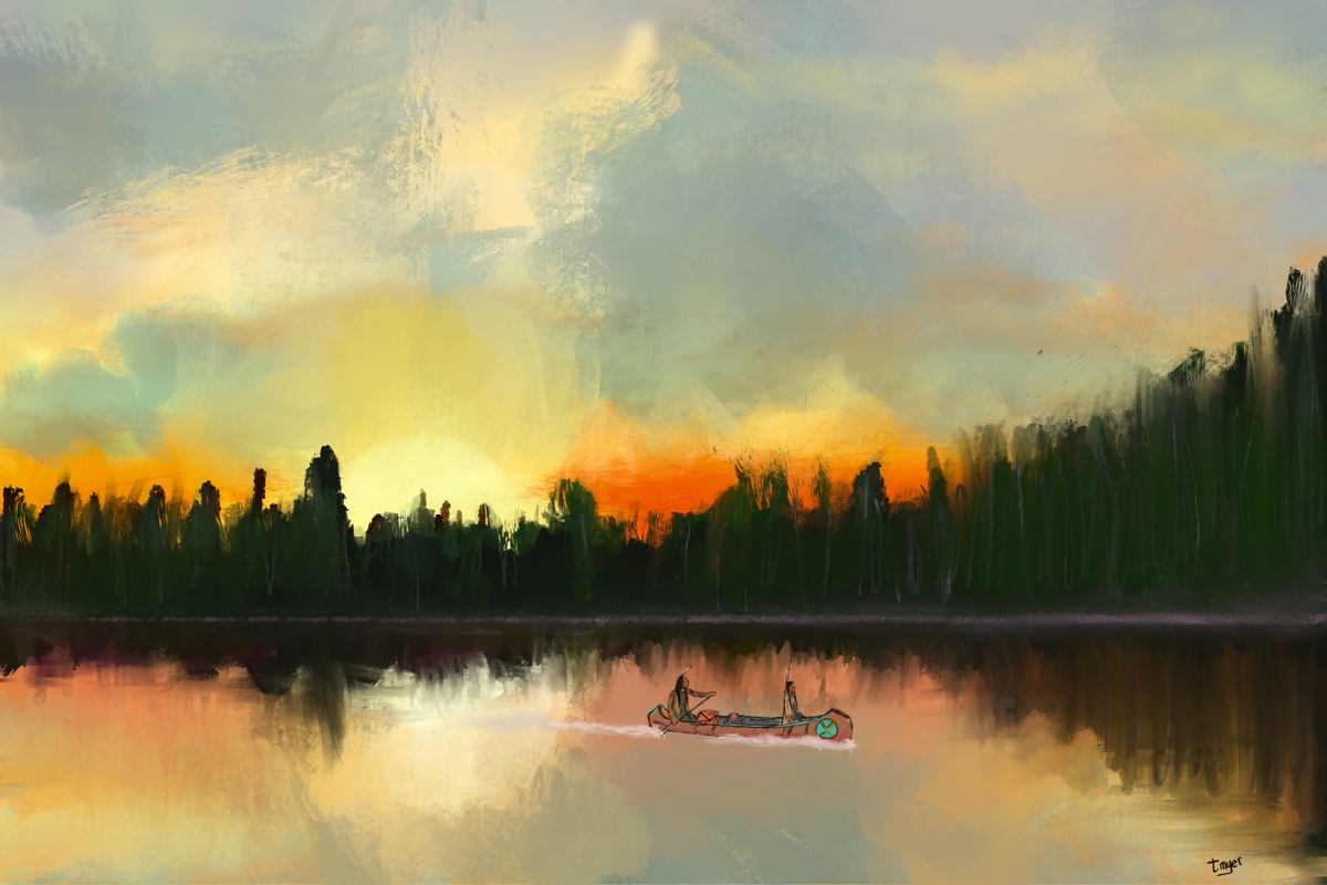 On the Move — digital artwork by Tom Myer