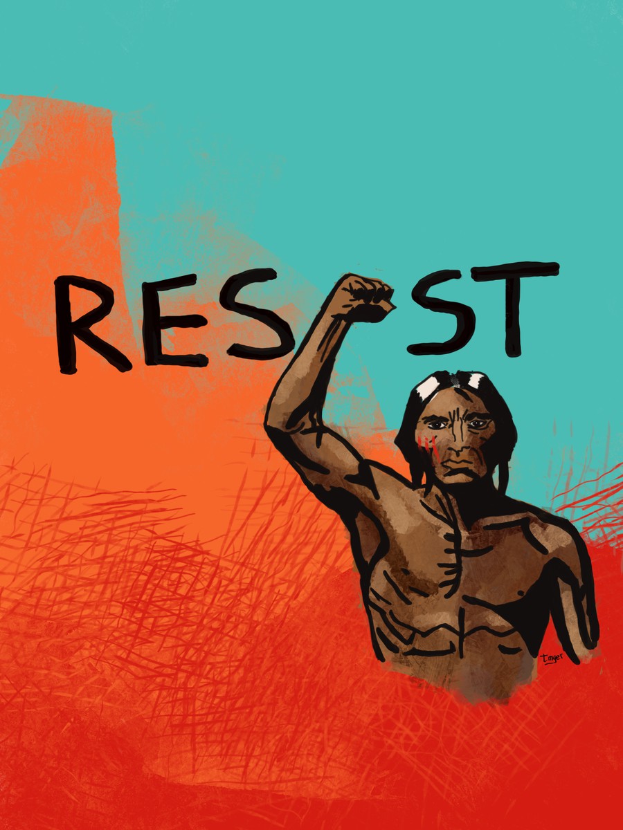 Resist — digital artwork by Tom Myer