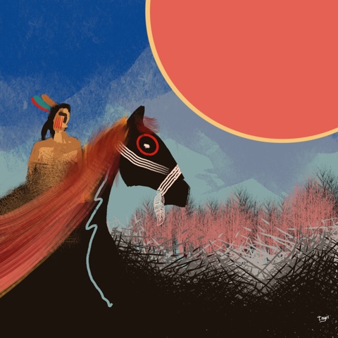 Ride Hard — digital artwork by Tom Myer