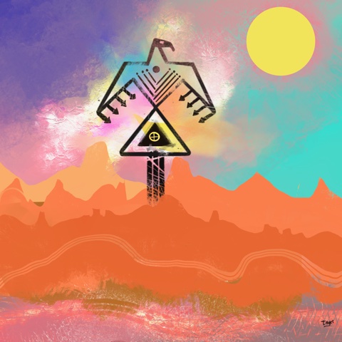 Thunderbird — digital artwork by Tom Myer