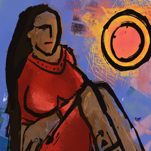 Unbothered — digital artwork by Tom Myer