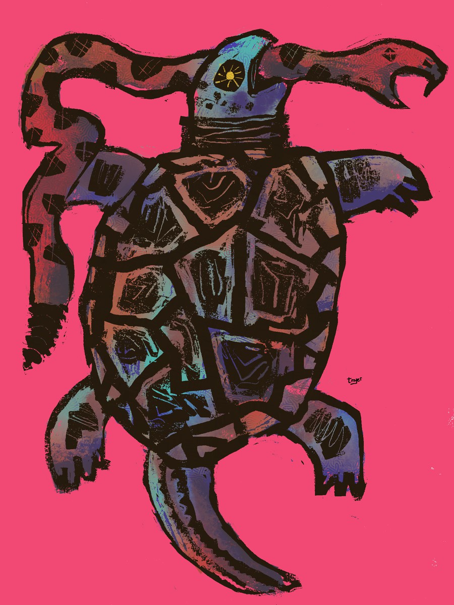 We Gonna Tread — digital artwork by Tom Myer