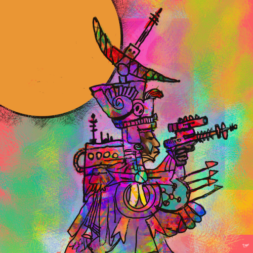 Chromatic Warrior (Indigenous Futurism No 2)