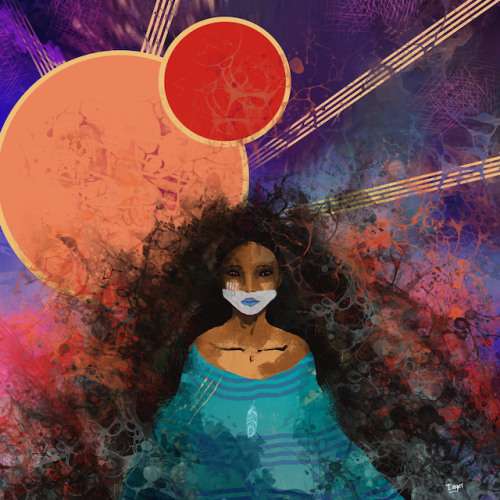 She is the Cosmos (Indigenous Futurism No 11)